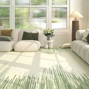 Simple irregular rug, living room area rug