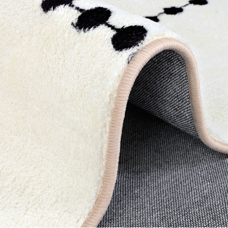 Simple irregular rug, living room area rug
