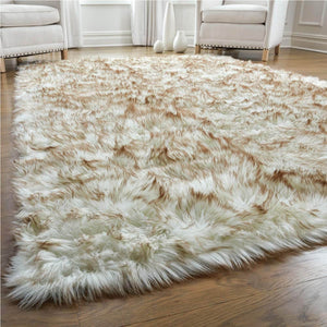 Eco-Friendly Extra Large FAUX SheepSkin Area Rug