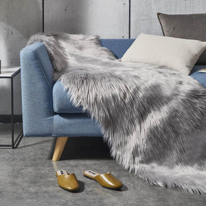 Soft Faux Fur Rug,Sheepskin Chair Cover Seat Pad Shaggy,Area Rugs