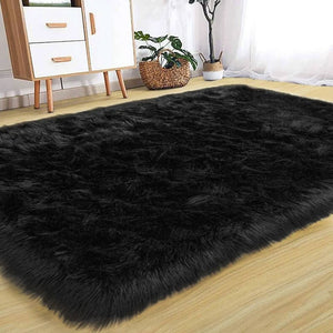 Eco-Friendly Extra Large FAUX SheepSkin Area Rug