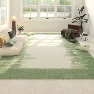 Simple irregular rug, living room area rug