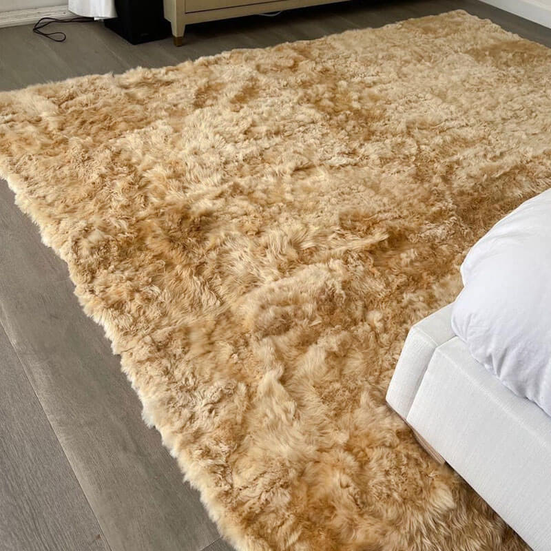 Eco-Friendly Extra Large FAUX SheepSkin Area Rug