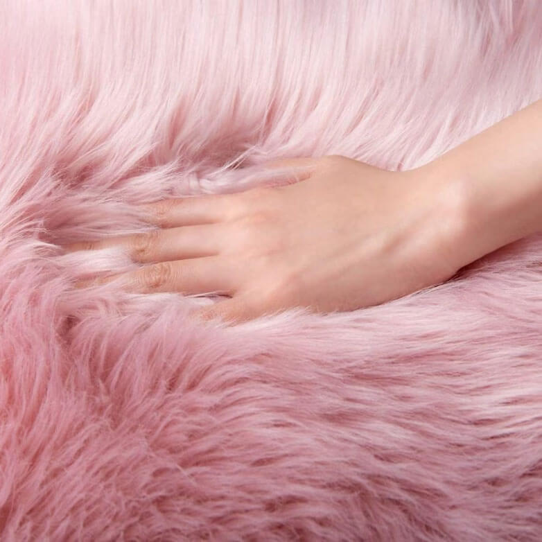 Eco-Friendly Extra Large FAUX SheepSkin Area Rug
