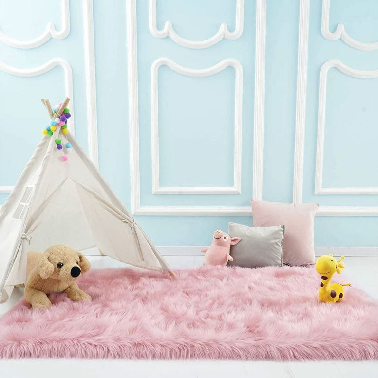 Eco-Friendly Extra Large FAUX SheepSkin Area Rug