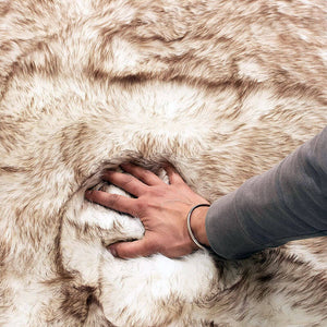 Eco-Friendly Extra Large FAUX SheepSkin Area Rug