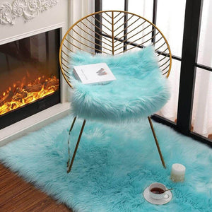 Eco-Friendly Extra Large FAUX SheepSkin Area Rug