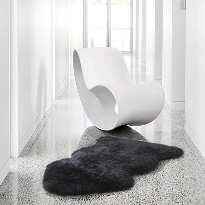 Faux Sheepskin Area Rug, Fluffy & Soft fur Rug