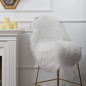 Soft Faux Fur Rug,Sheepskin Chair Cover Seat Pad Shaggy,Area Rugs