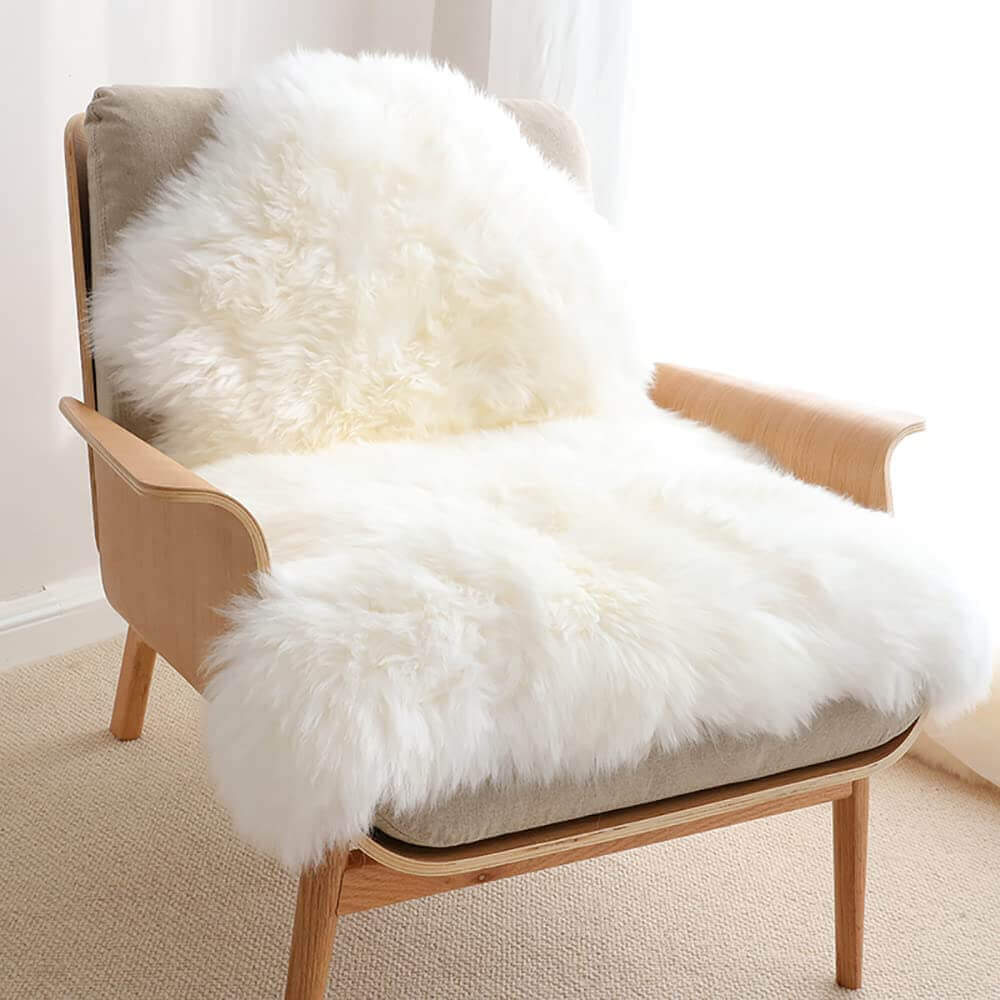 Faux Sheepskin Area Rug, Fluffy & Soft fur Rug