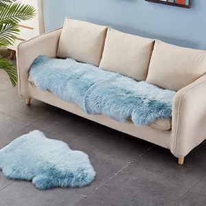 Faux Sheepskin Area Rug, Fluffy & Soft fur Rug