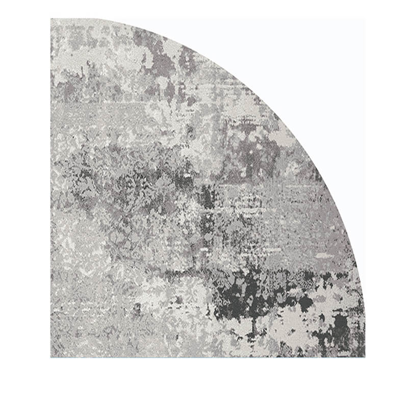 Quarter Circle Area Rug，Corner Decorative Rug
