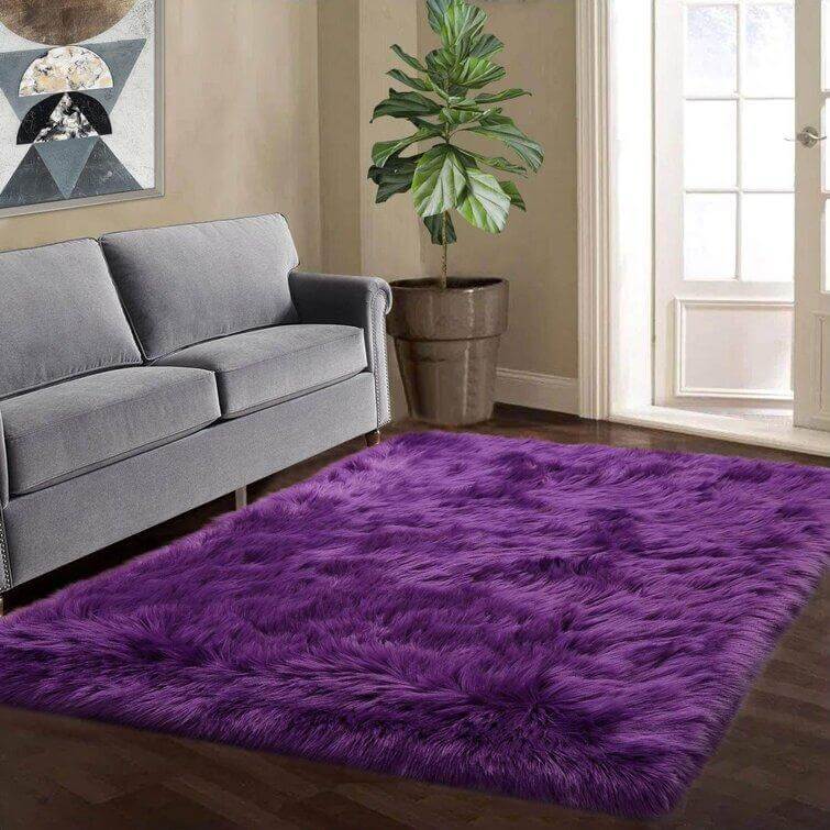 Eco-Friendly Extra Large FAUX SheepSkin Area Rug
