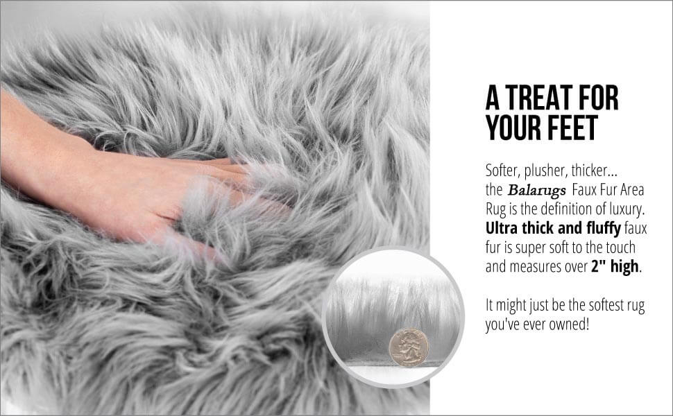 Eco-Friendly Extra Large FAUX SheepSkin Area Rug
