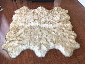 Faux Sheepskin Area Rug, Fluffy & Soft fur Rug