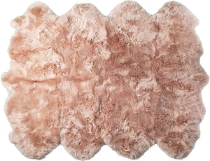 Faux Sheepskin Area Rug, Fluffy & Soft fur Rug