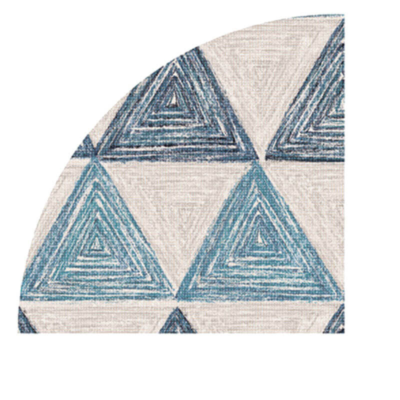 Quarter Circle Area Rug，Corner Decorative Rug