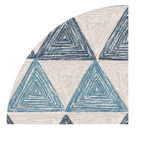 Quarter Circle Area Rug，Corner Decorative Rug