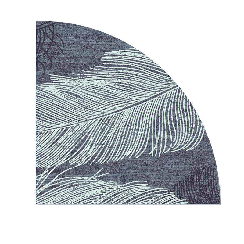 Quarter Circle Area Rug，Corner Decorative Rug