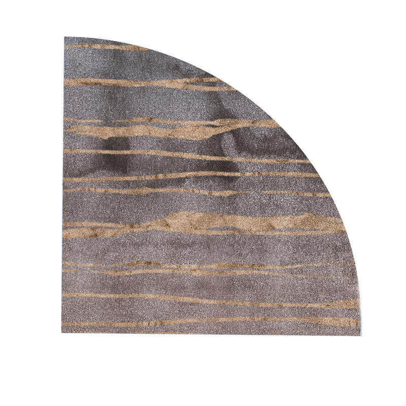 Quarter Circle Area Rug，Corner Decorative Rug