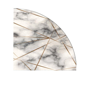 Quarter Circle Area Rug，Corner Decorative Rug
