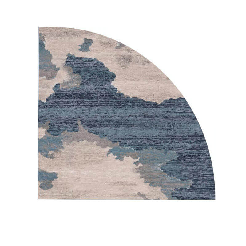 Quarter Circle Area Rug，Corner Decorative Rug