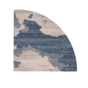 Quarter Circle Area Rug，Corner Decorative Rug