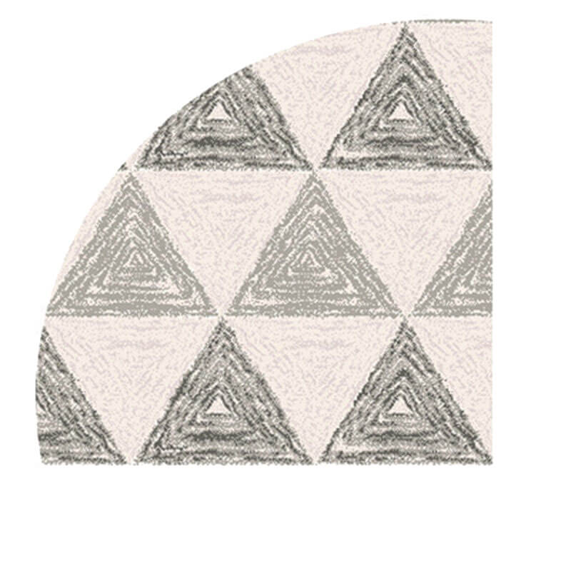 Quarter Circle Area Rug，Corner Decorative Rug