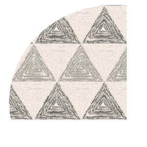 Quarter Circle Area Rug，Corner Decorative Rug