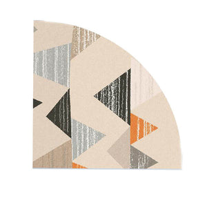 Quarter Circle Area Rug，Corner Decorative Rug