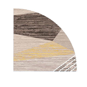 Quarter Circle Area Rug，Corner Decorative Rug