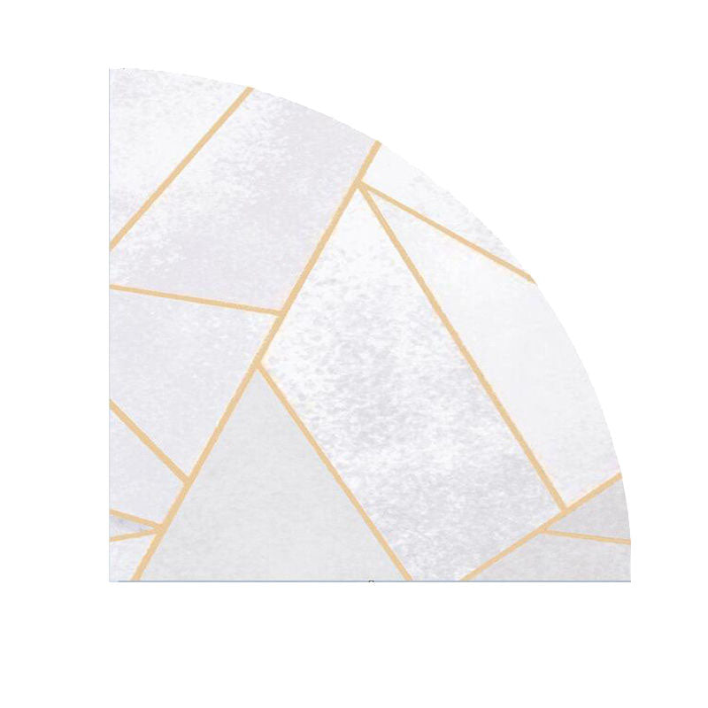 Quarter Circle Area Rug，Corner Decorative Rug