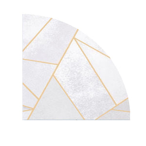 Quarter Circle Area Rug，Corner Decorative Rug