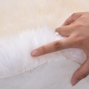 Faux Sheepskin Area Rug, Fluffy & Soft fur Rug
