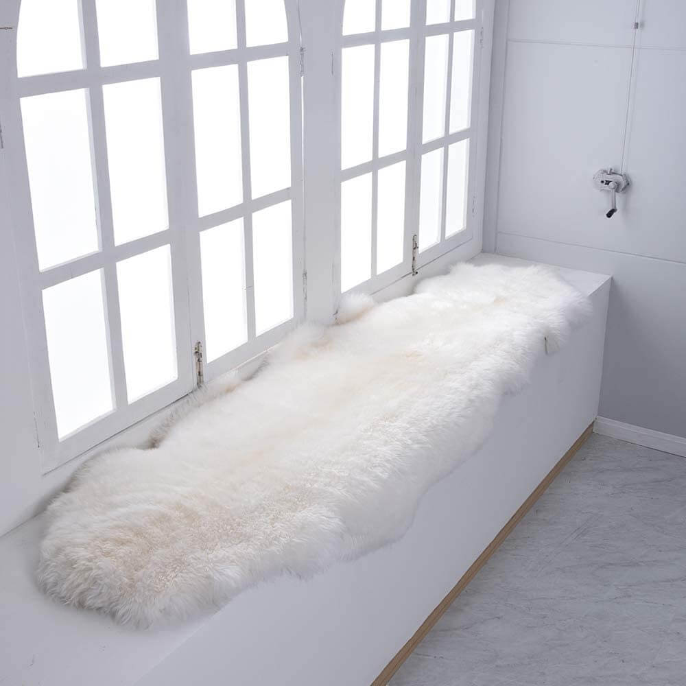 Faux Sheepskin Area Rug, Fluffy & Soft fur Rug